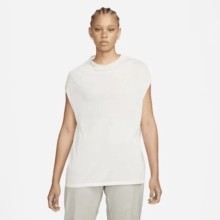 Nike Women's ESC High-Neck Tank Top in White