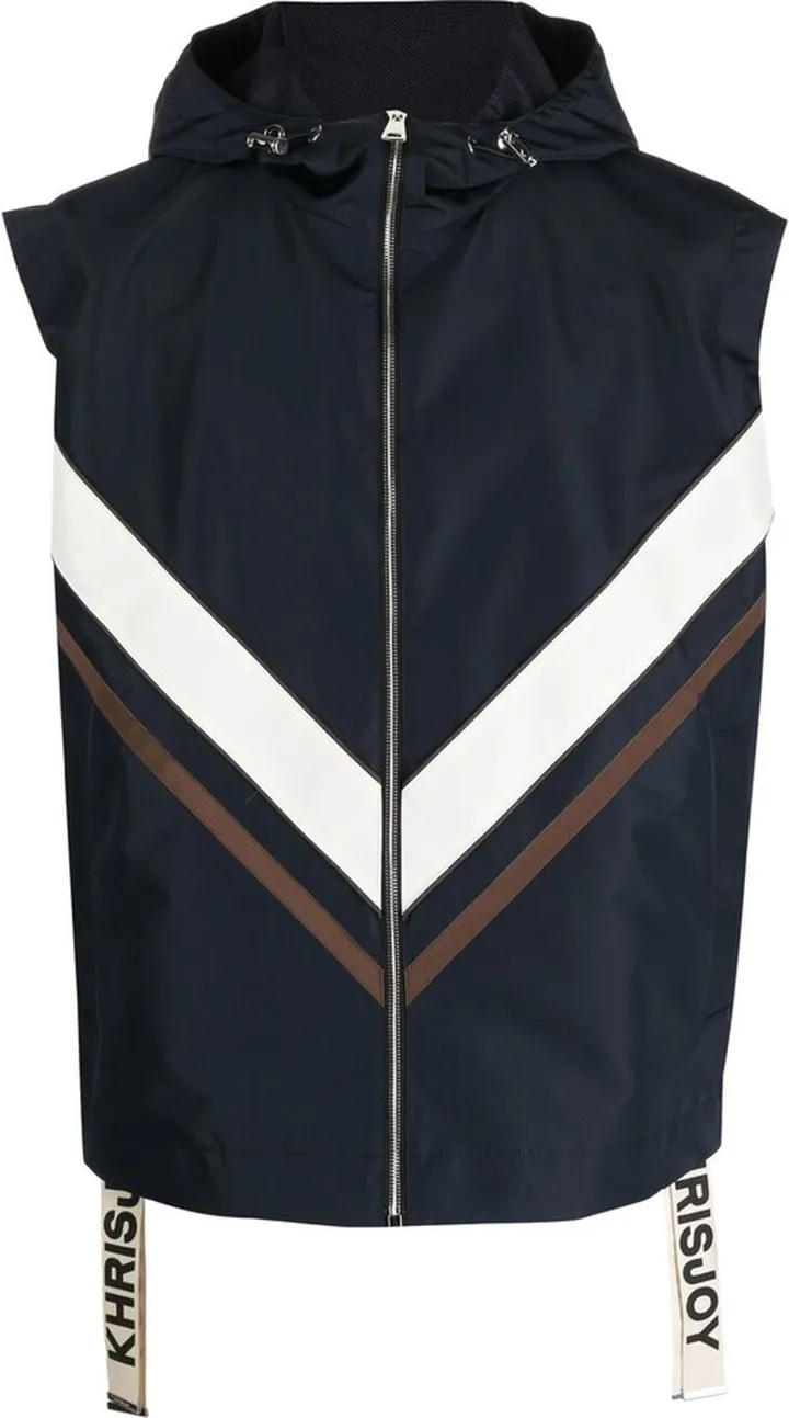 Hooded Zipped-Up Gilet