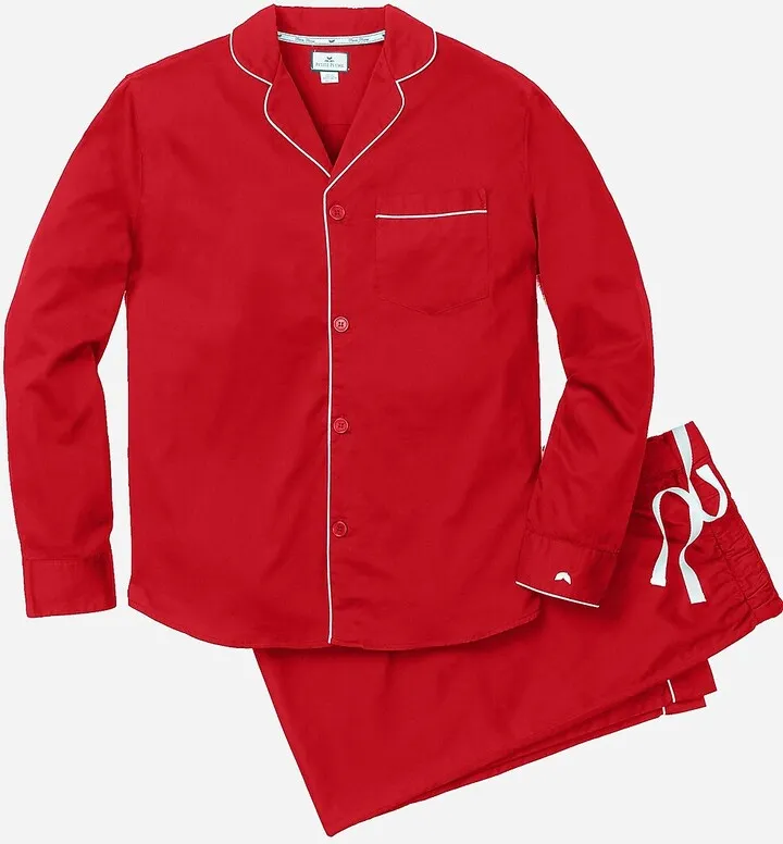 Petite Plume™ men's classic flannel pajama set