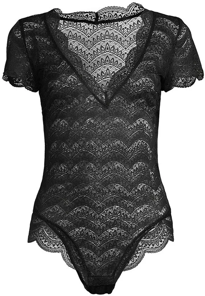Karma Scalloped Lace Bodysuit