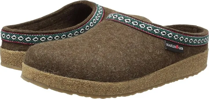 Haflinger GZ Classic Grizzly (Chocolate) Clog Shoes