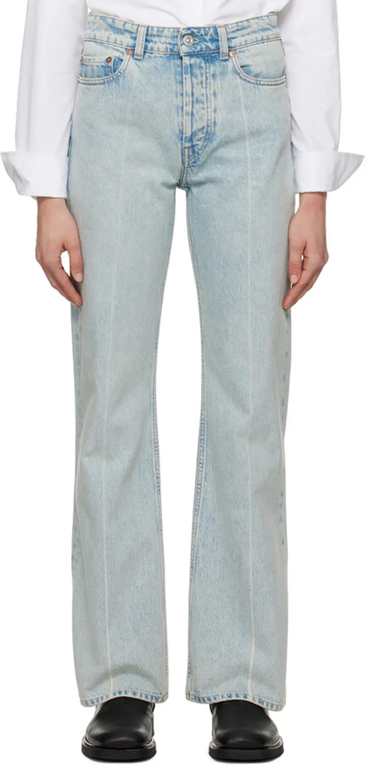 Our Legacy Blue Boot Cut Jenas