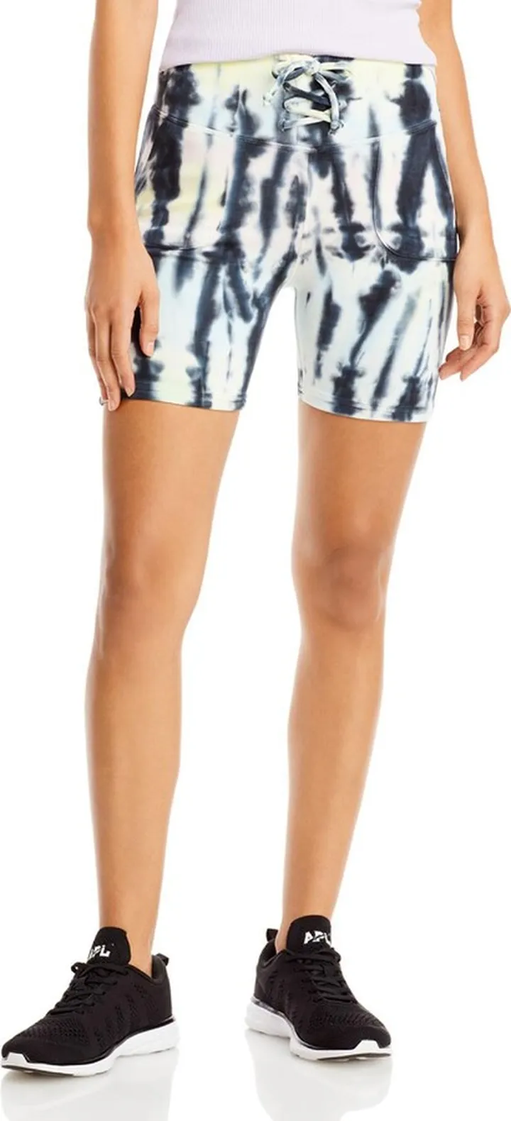 Womens Fitness Drawstring Bike Shorts
