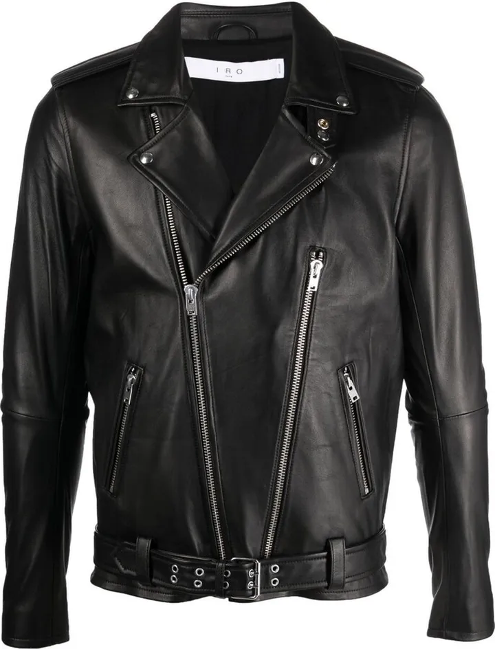 Niele leather biker jacket