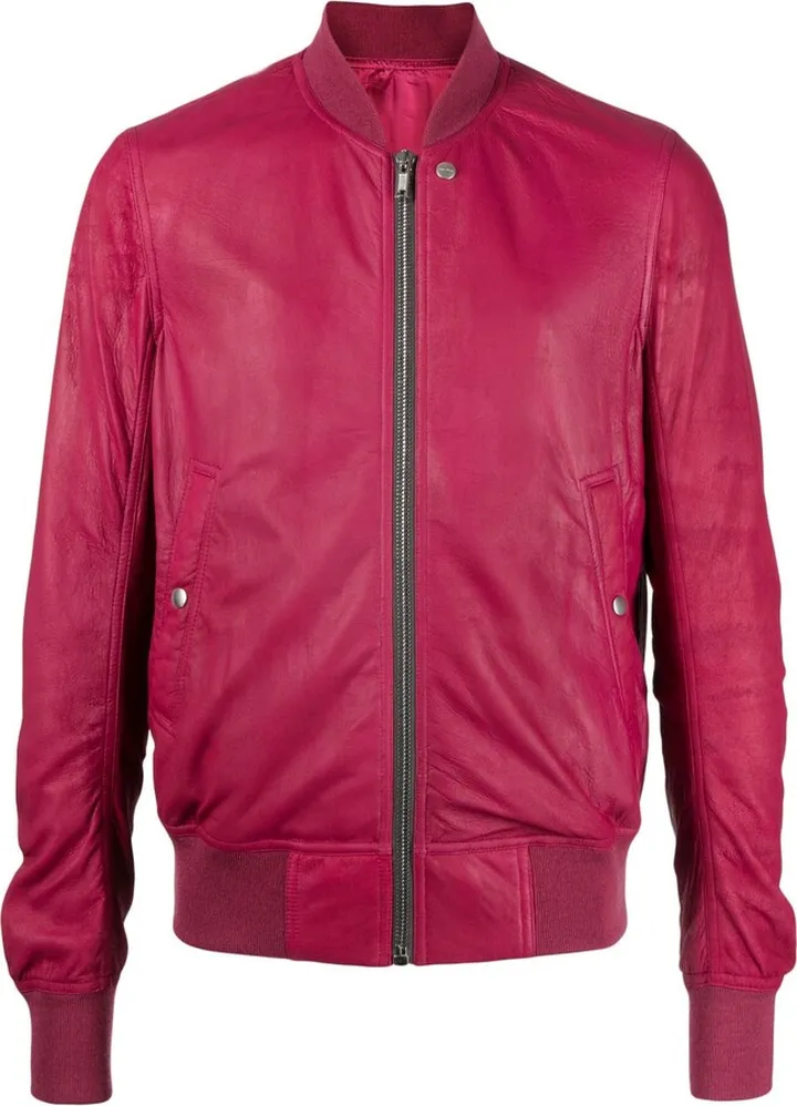 Leather Bomber Jacket