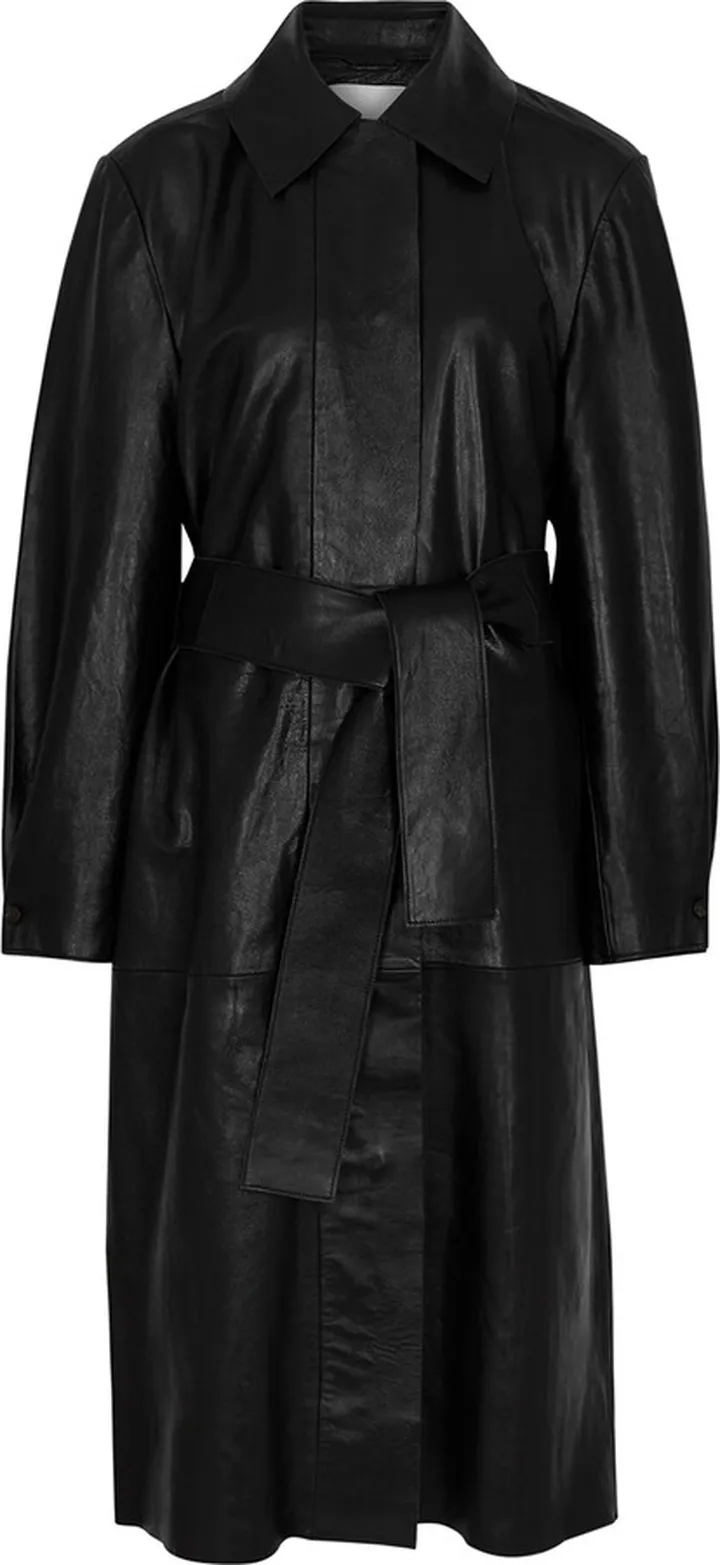 Day Birger Et Mikkelsen Harlow Belted Leather Trench Coat