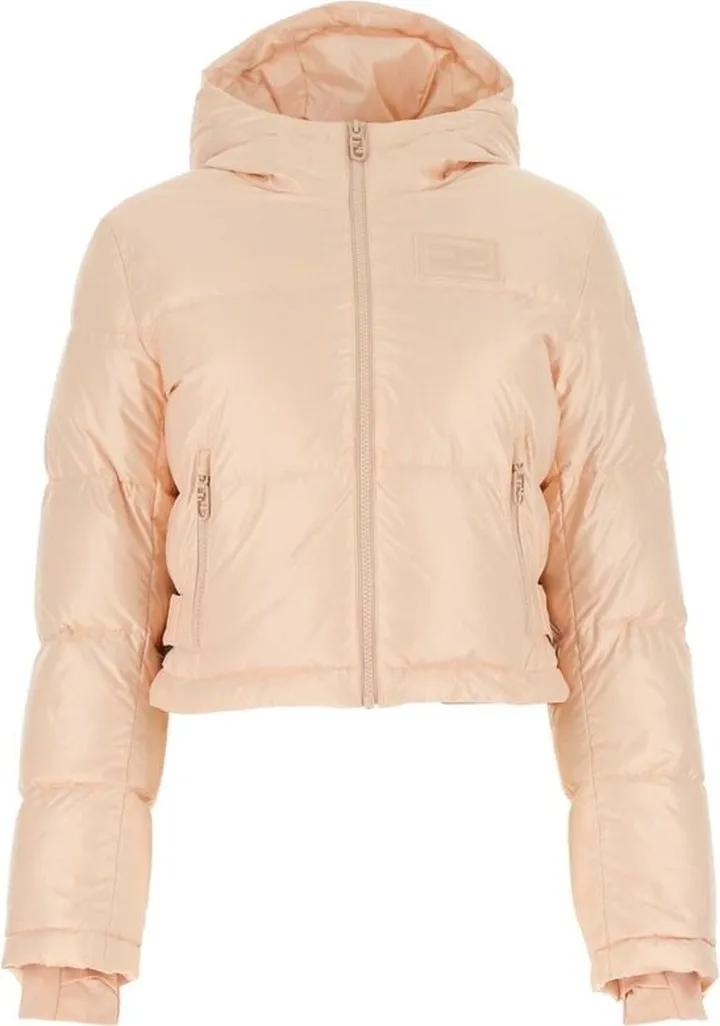 Fendi Cropped Zip-Up Padded Jacket