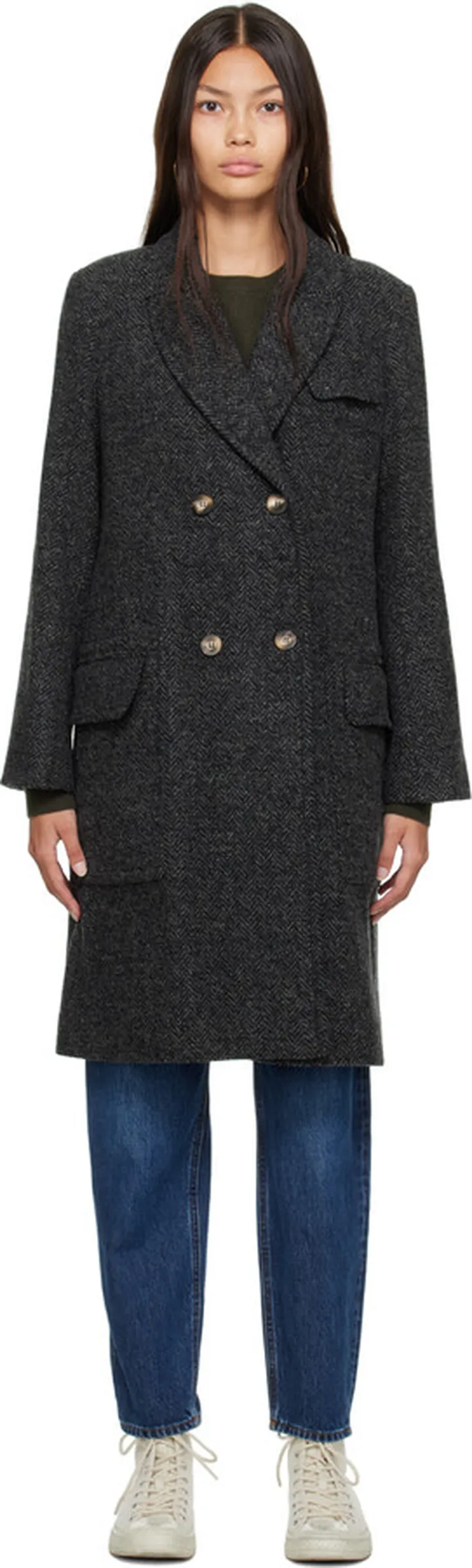 A.P.C. Gray Gina Coat