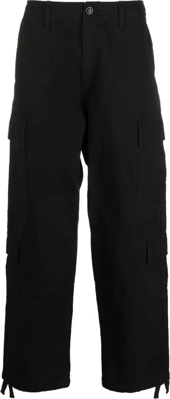 Wide-Leg Cargo Trousers