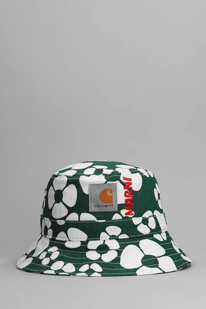 Hats In Green Cotton