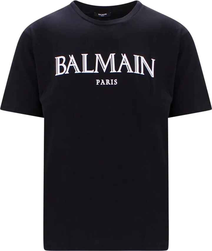 Biologic cotton t-shirt with rubber logo print