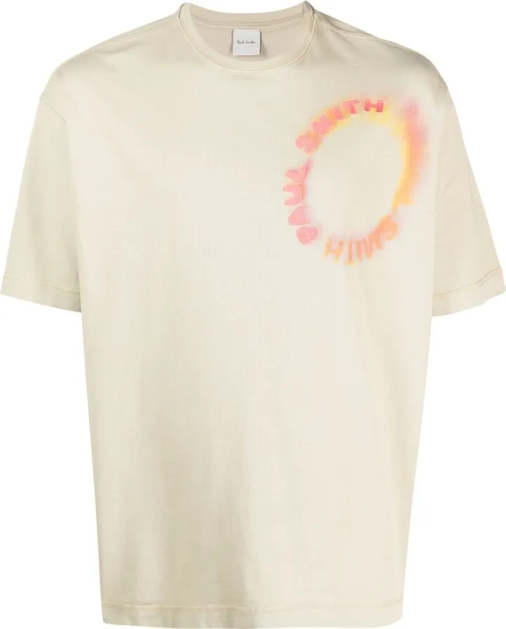 logo-embroidered cotton T-shirt