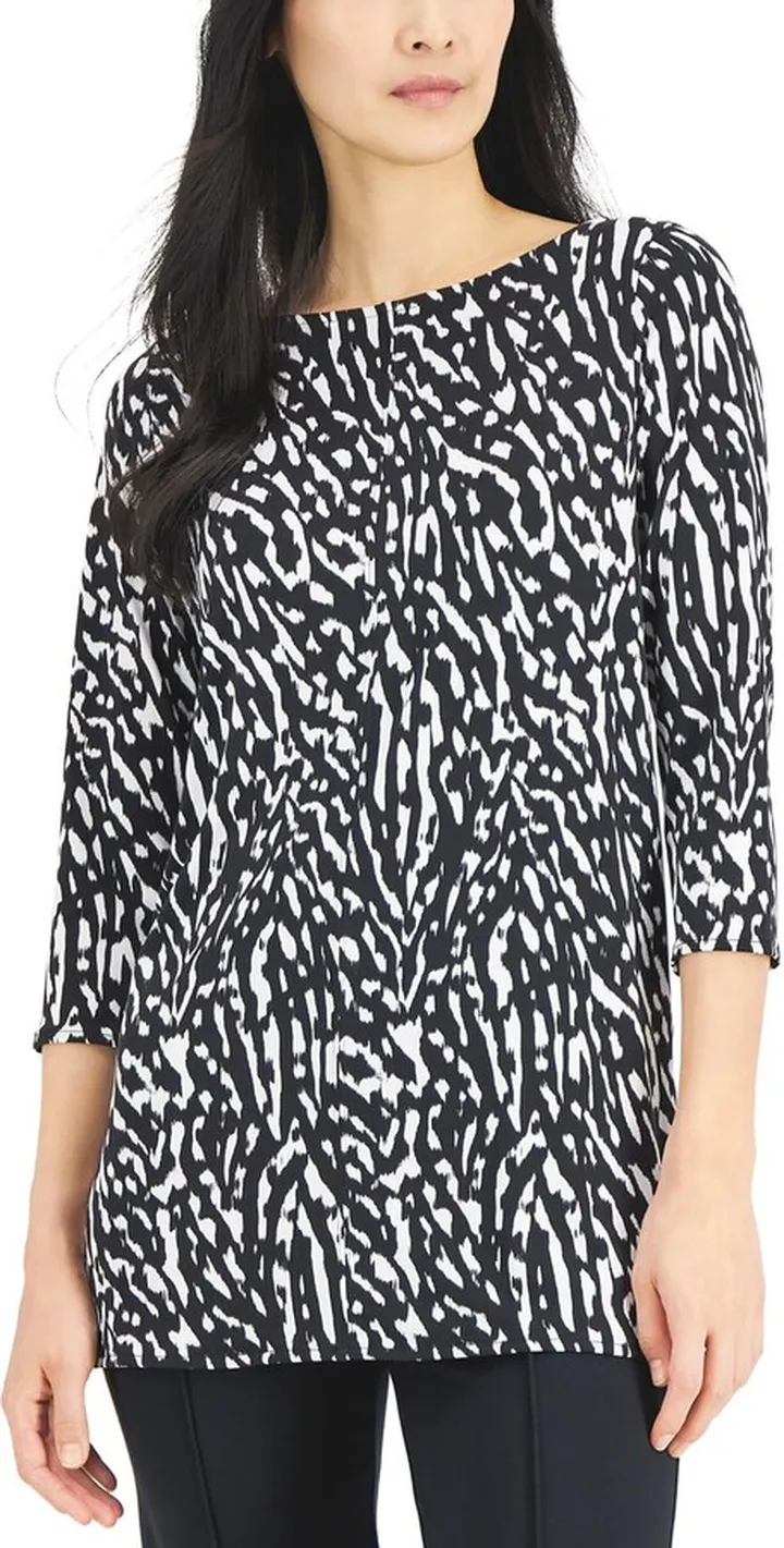 Womens Jersey Printed Tunic Top