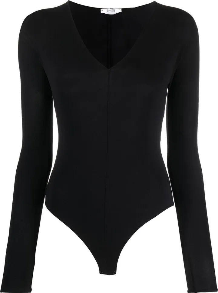 WOLFORD- V-neck Bodysuit