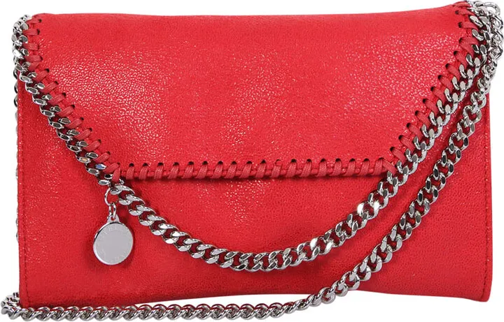 Mini Shoulder Bag In Red