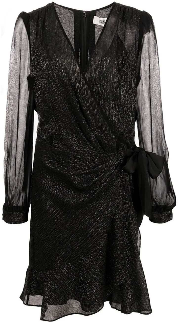 Clarice mini wrap dress