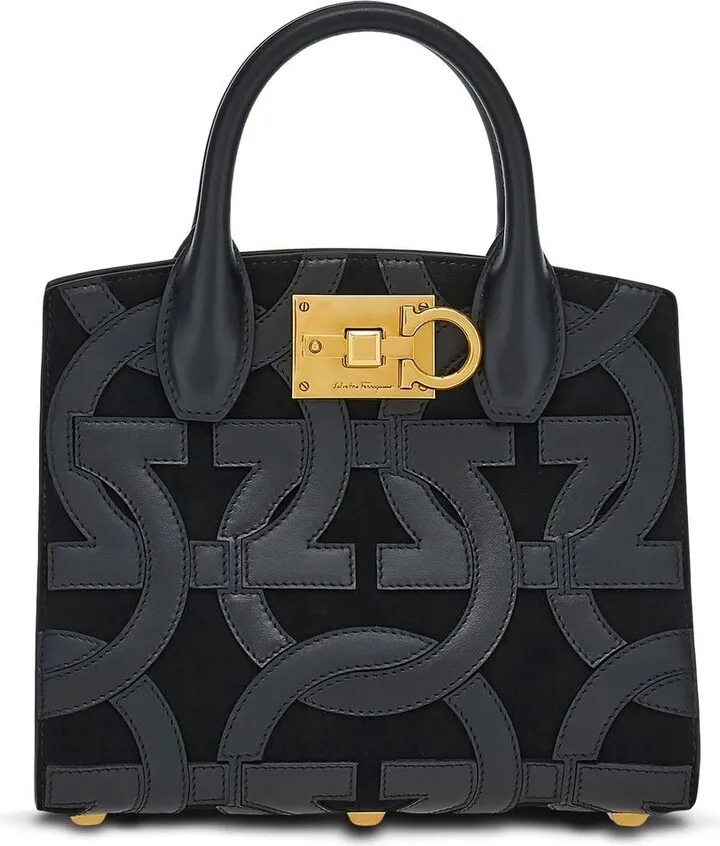 Studio Box leather tote bag