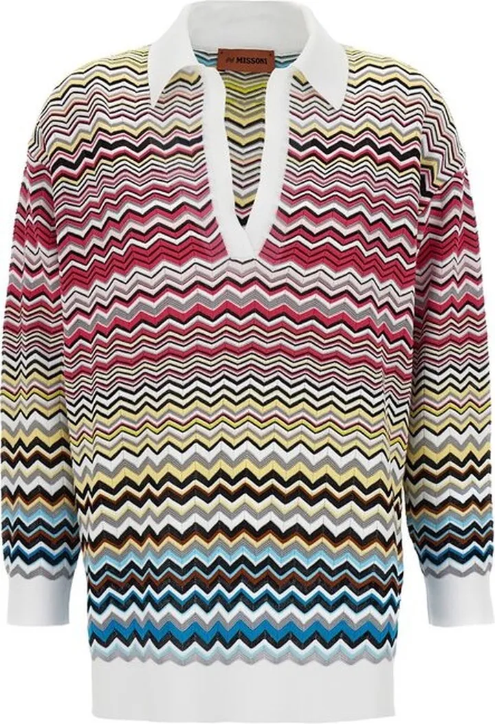 Missoni Zig Zag V-Neck Sweater