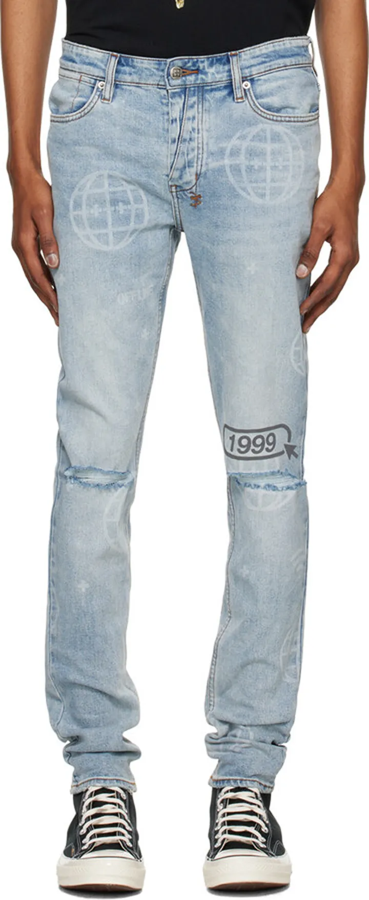 Ksubi Blue Van Winkle Konnect Ice Jeans