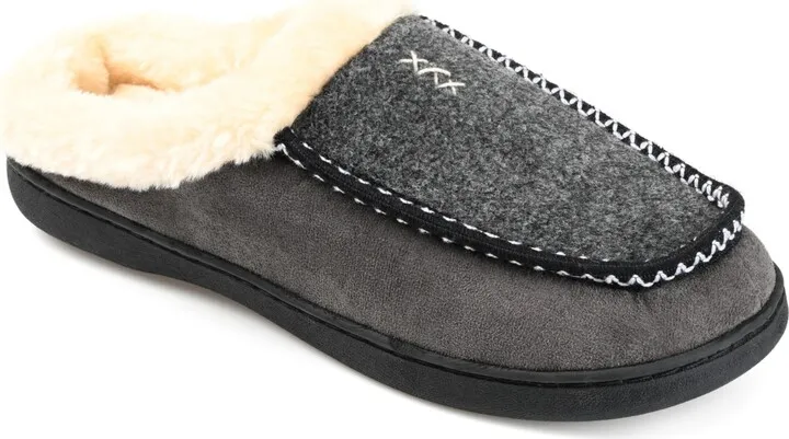 Vance Co. Men's Henry Moccasin Clog Slippers Men's Shoes