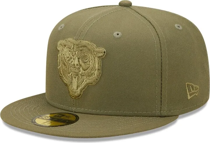 Men's New Era Olive Chicago Bears Color Pack 59FIFTY Fitted Hat