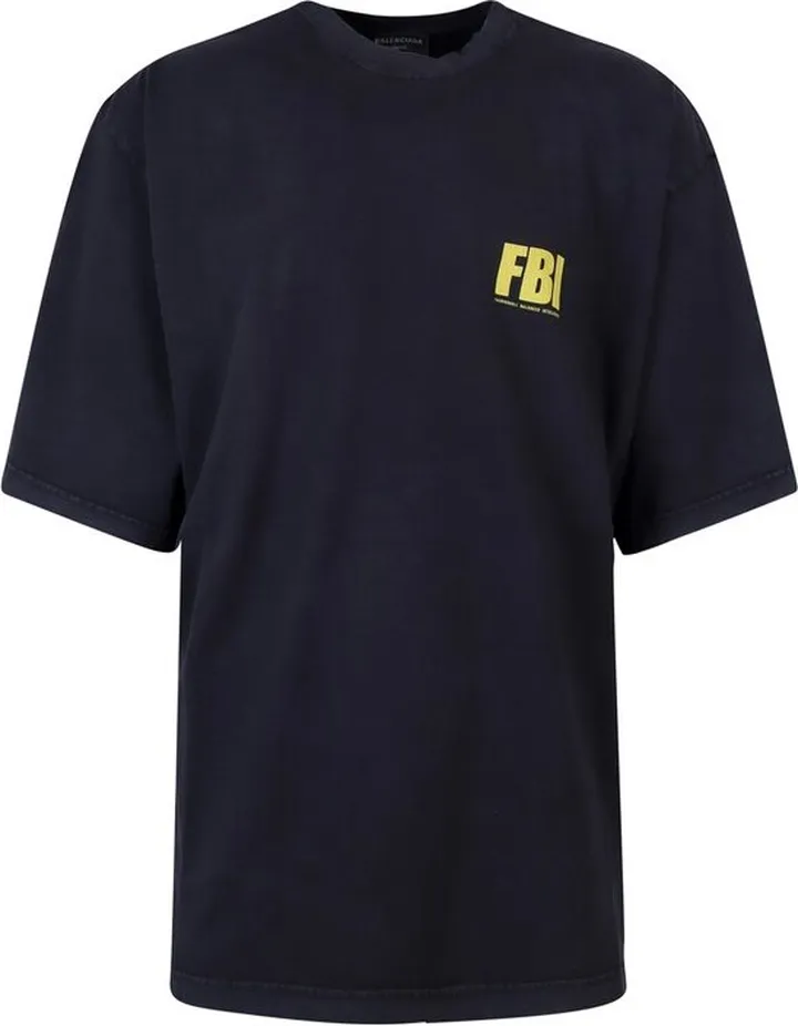 Balenciaga FBI Print T-Shirt
