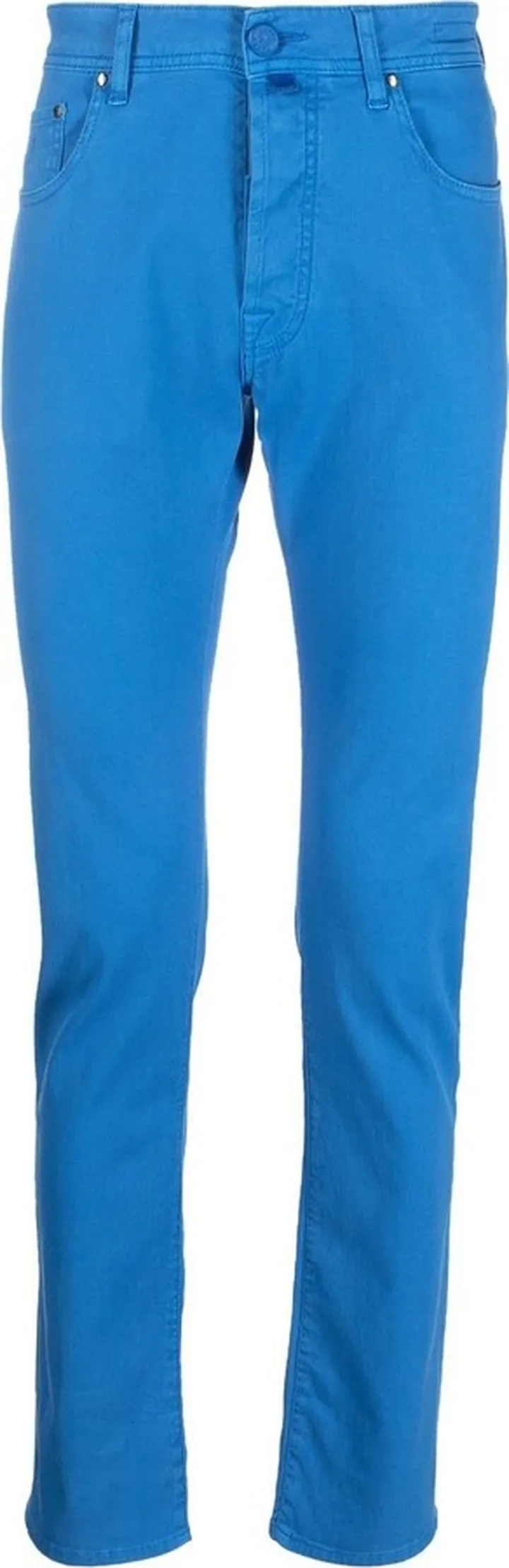 Bandana-Print-Detail Tapered Trousers