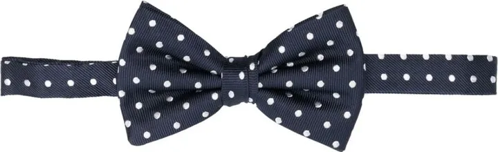 Polka-Dot Silk Bow Tie