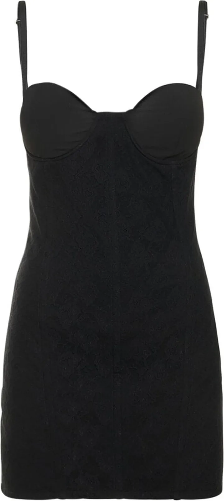 Lace corset mini dress