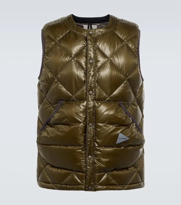 Diamond quilted vest