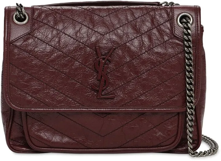 Medium Niki Monogram Leather Bag