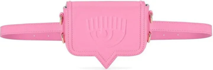 Chiara Ferragni Eyelike Pink Belt Bag