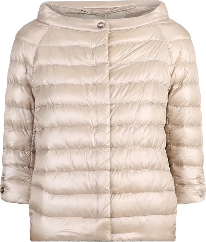 Herno Cropped Sleeve Down Jacket