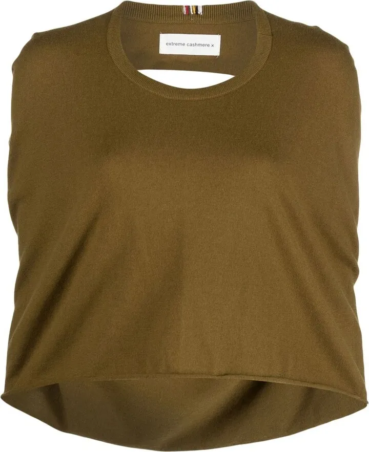 Halterneck Knitted Top