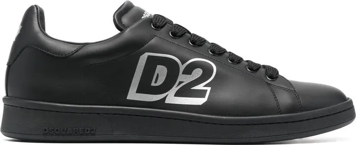 Logo-Print Low-Top Sneakers