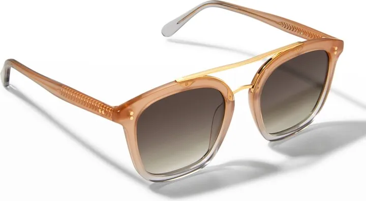 Coliseum Oversize Square Aviator Sunglasses - Quartz
