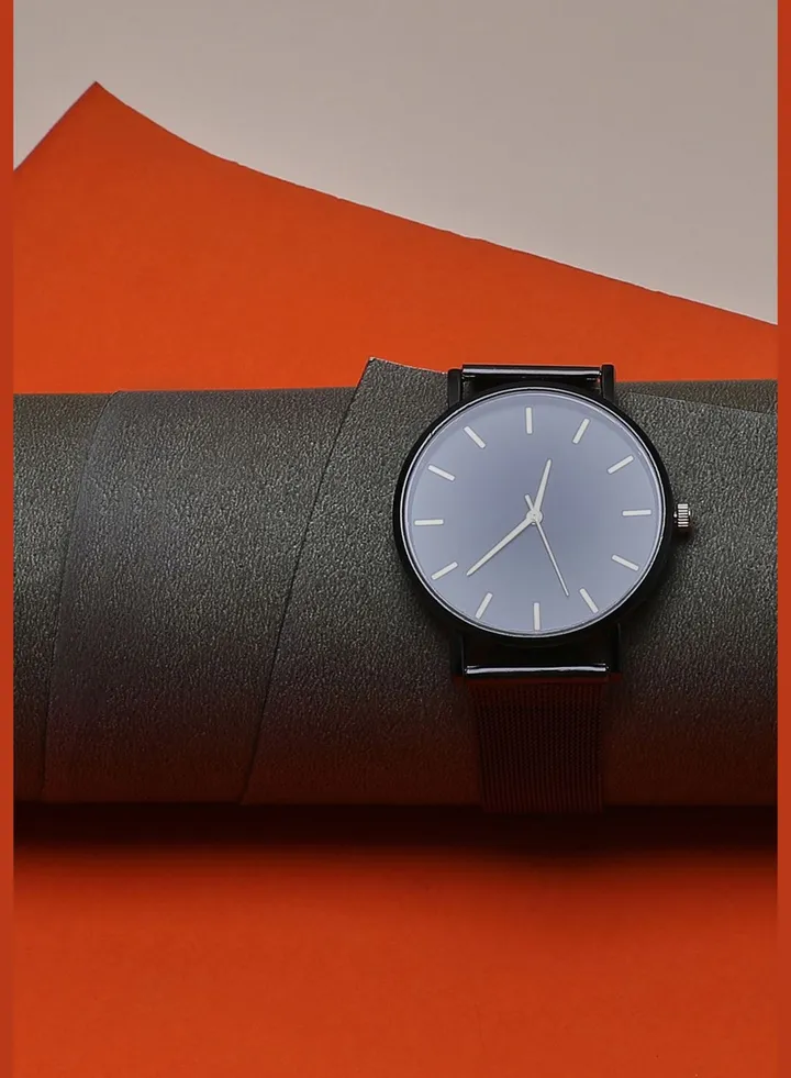 Metal Strap Analog Watch
