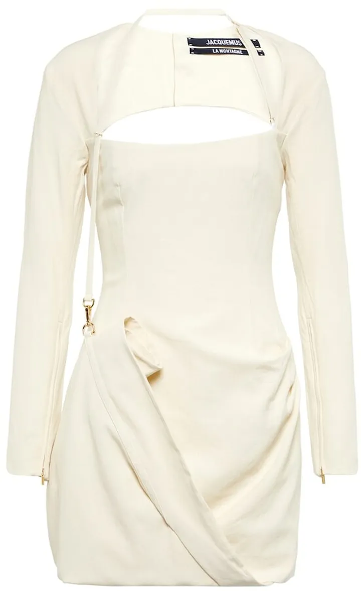 La Roba Esca draped minidress