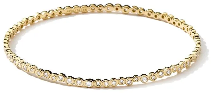 18kt yellow gold Stardust Starlet diamond bangle