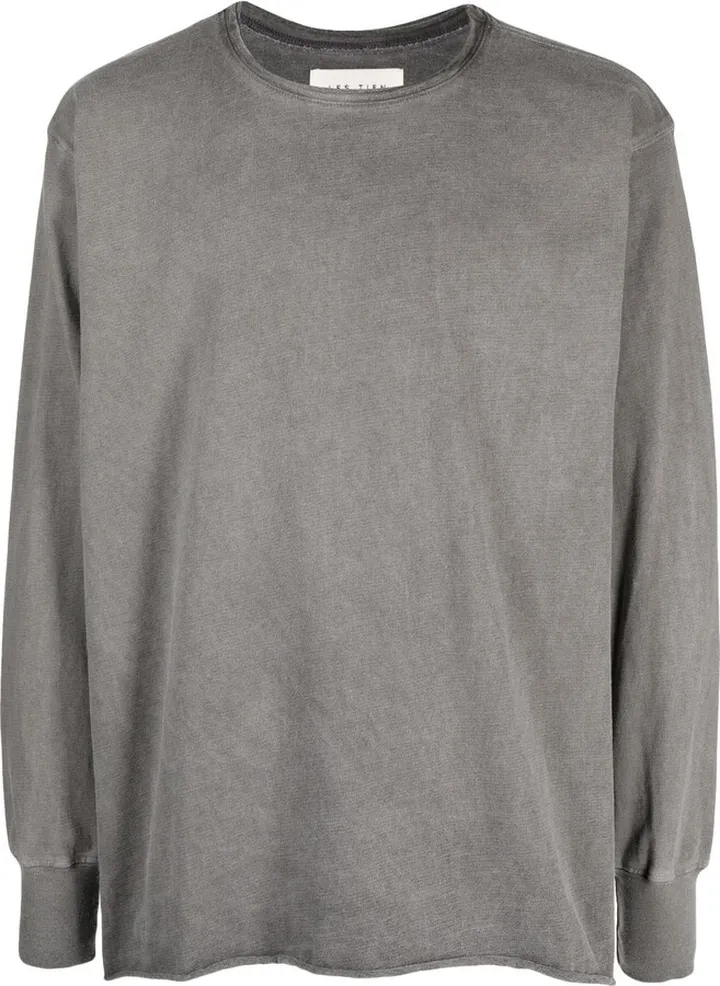 rolled-trim detail T-shirt