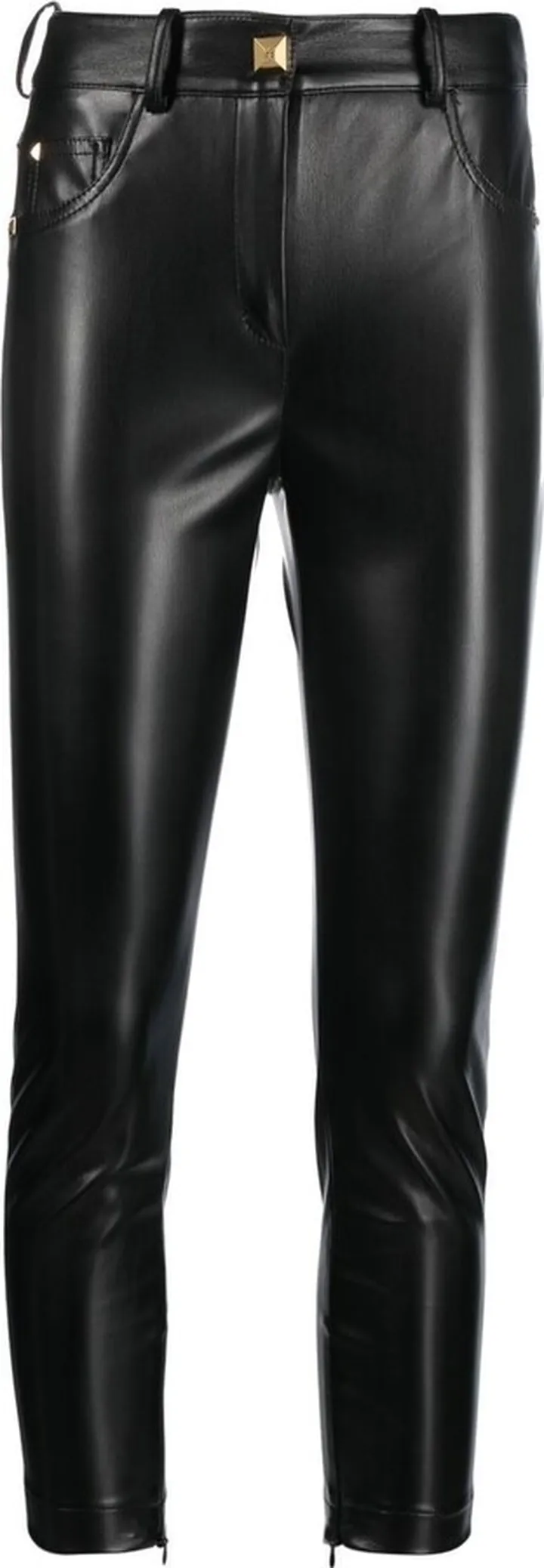 Cropped Skinny-Cut Trousers