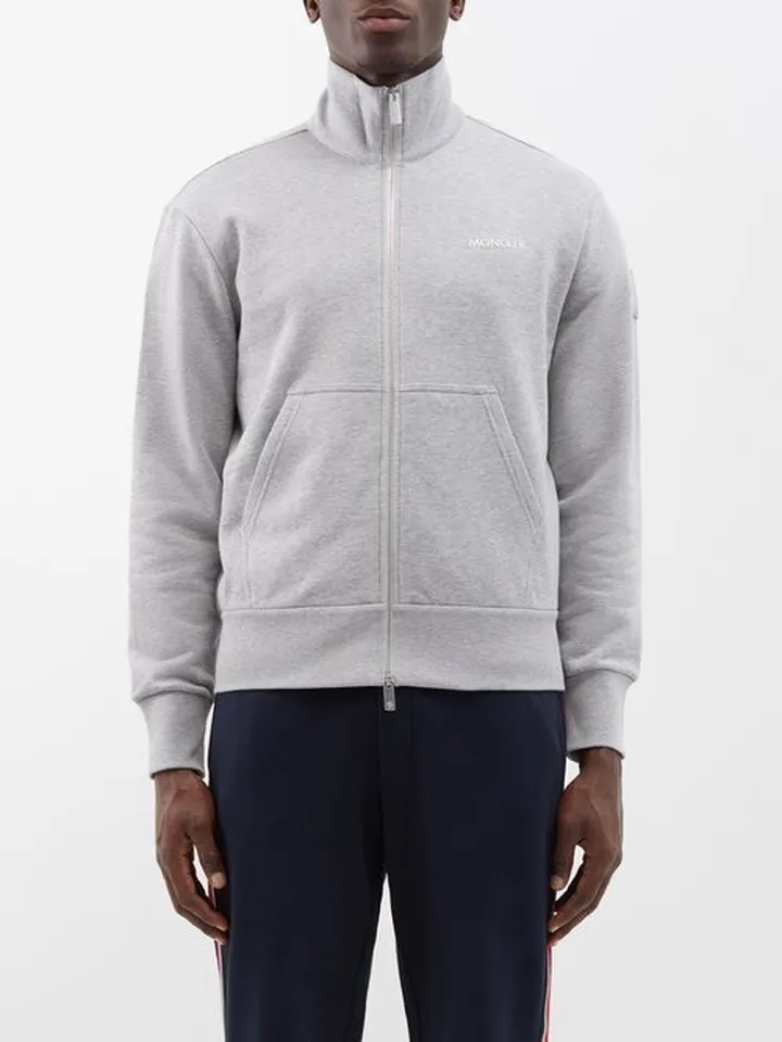 High-neck Zipped Track Jacket