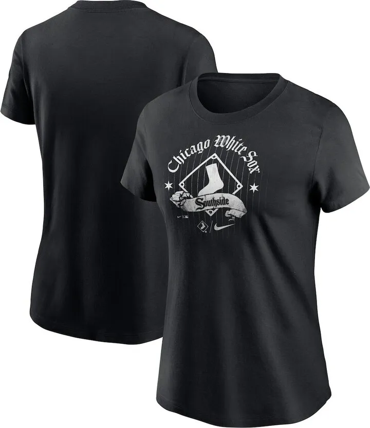 Women's Nike Black Chicago White Sox City Connect T-shirt