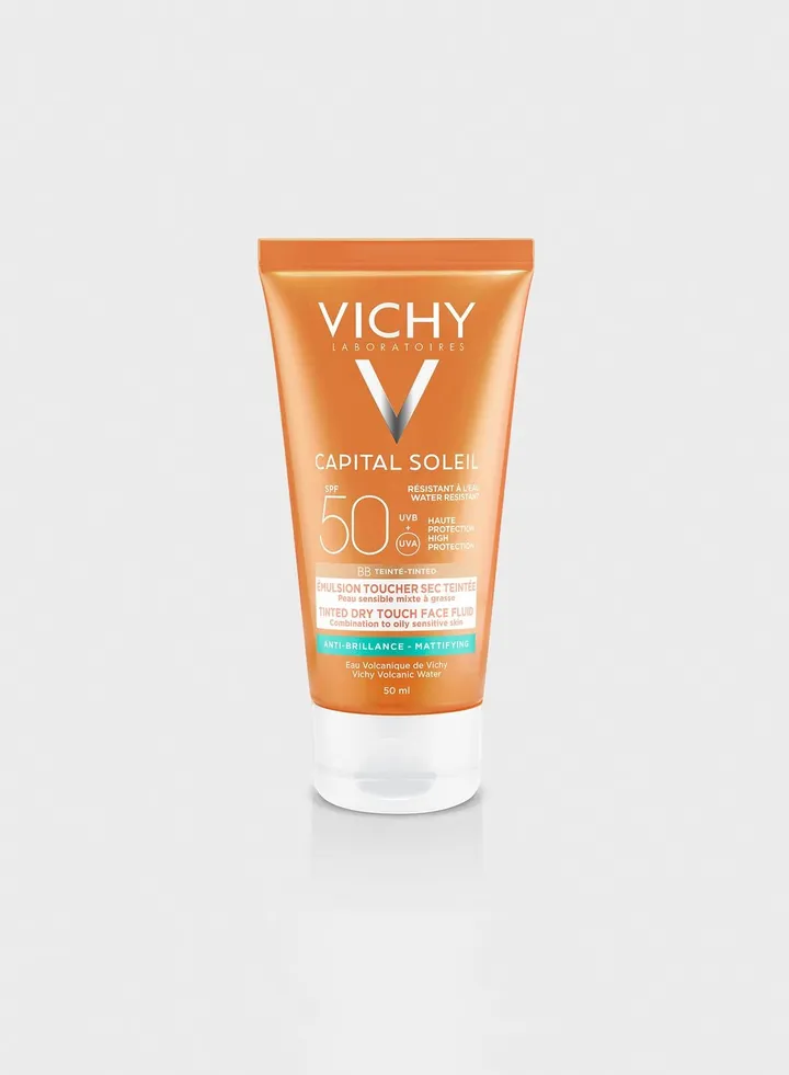 Capital Soleil Tinted Dry Touch Face Fluid SPF 50