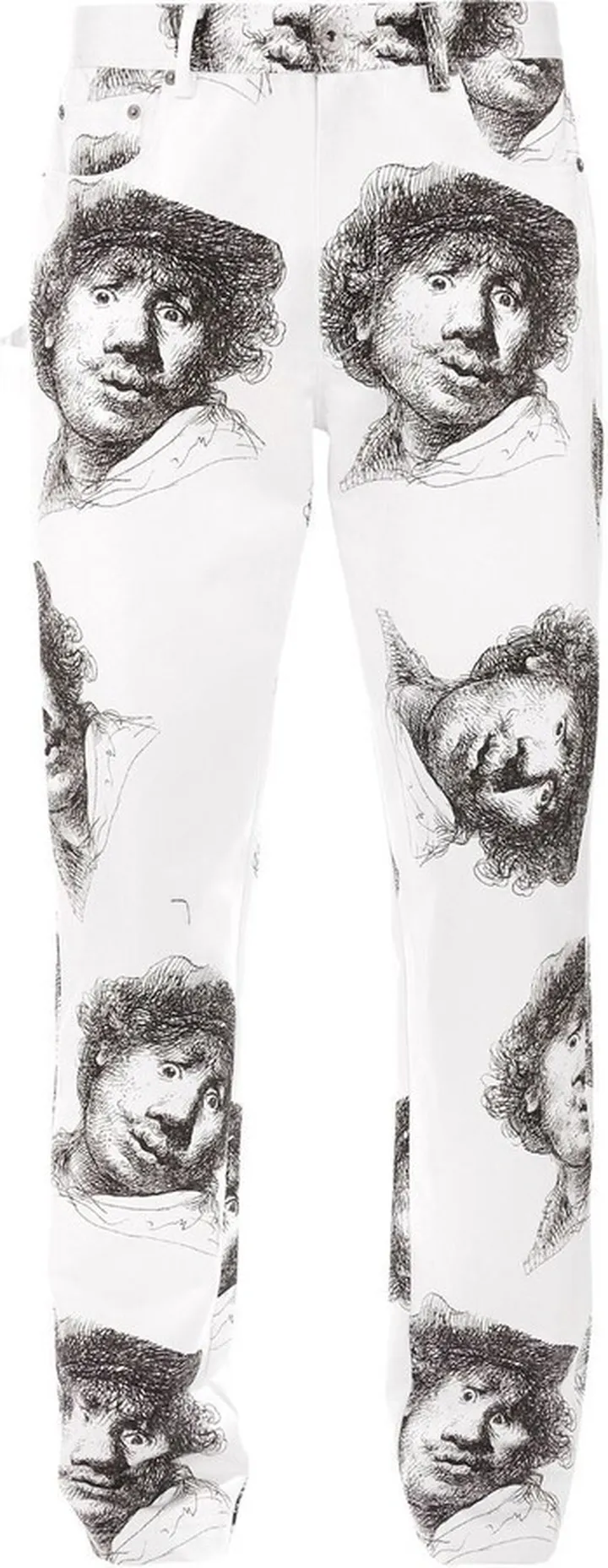 Rembrandt graphic-print trousers