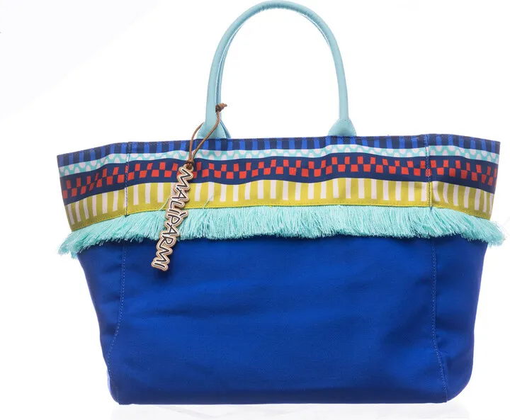 Shopping Bag With Labirnthum Print