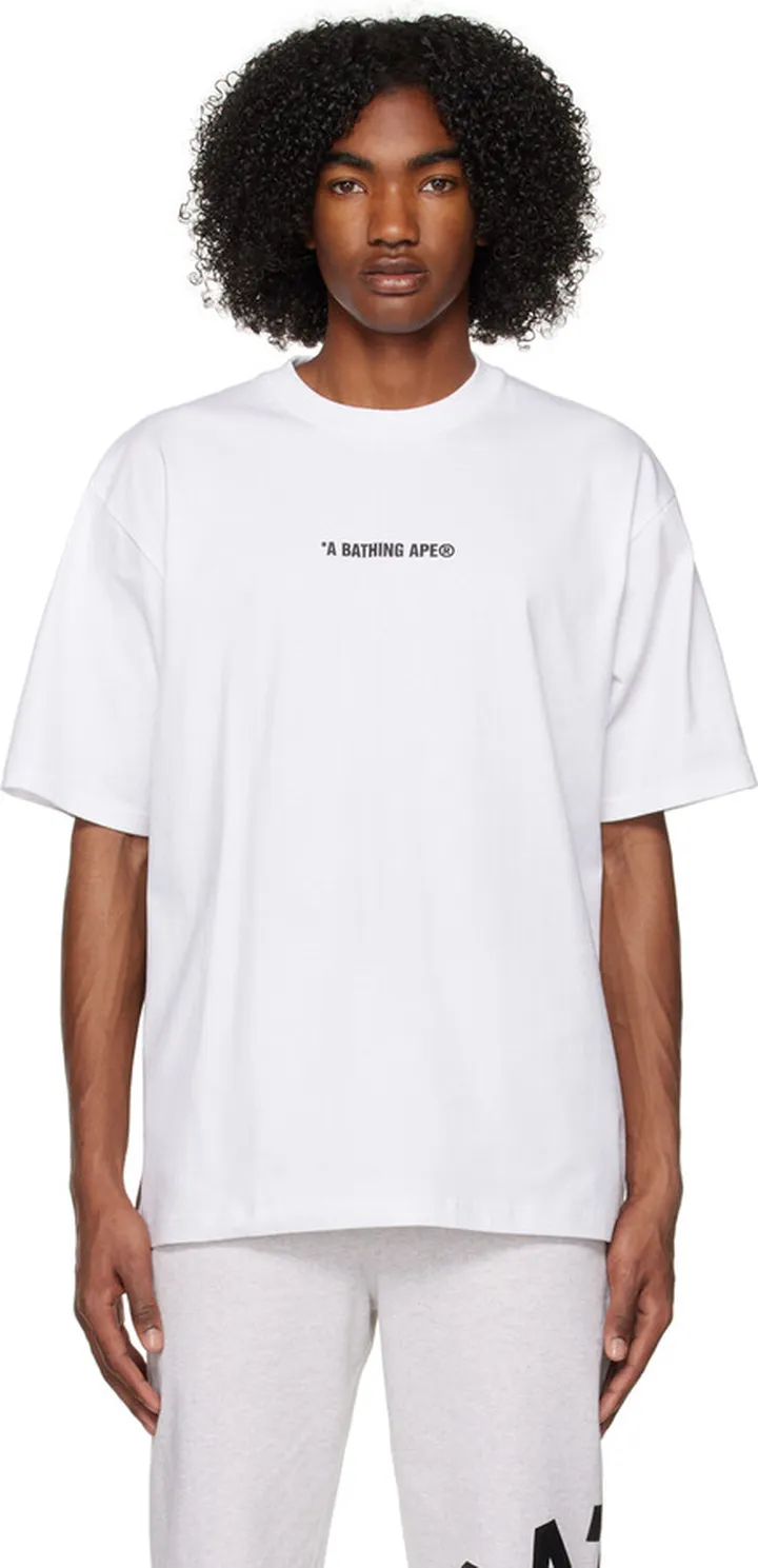 BAPE White Giant Ape Head T-Shirt