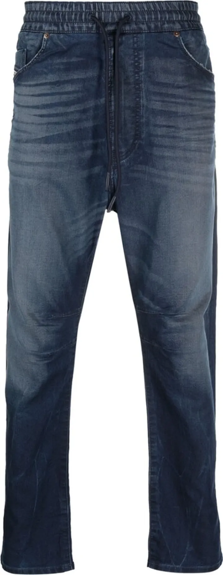 Drop-Crotch Tapered Jeans