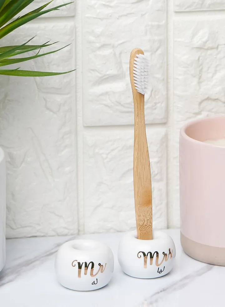 Arabic Mr. & Mrs. Toothbrush Holders