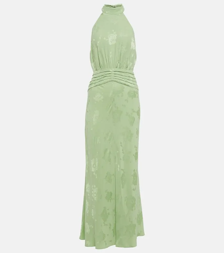 Kendra floral halterneck dress